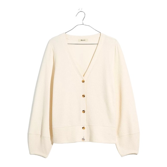 Madewell Sweaters Madewell Pieced Sleeve Cardigan Nwt Poshmark